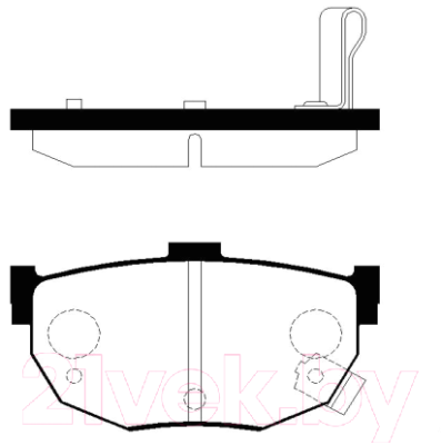 Тормозные колодки HSB HP0021