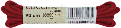 Изображение товара Шнурки для обуви Coccine Band / SZNN/90/CZE/3B (90см, 3B хлопок красный)