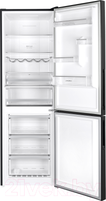 Холодильник с морозильником Maunfeld MFF 185NFB