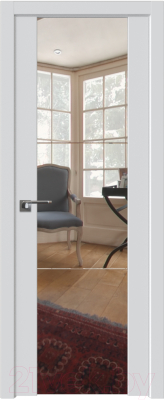 Дверь межкомнатная ProfilDoors Модерн 22U 90x200 (аляска/стекло Lacobel зеркало)