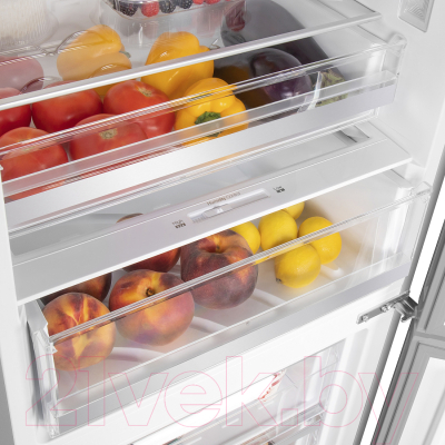 Холодильник с морозильником Maunfeld MFF 185NFS