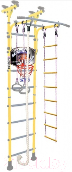 Детский спортивный комплекс Midzumi Niji Basketball Shield (лимонный пай)
