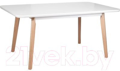 Обеденный стол Drewmix Oslo 8 (белый/бук)