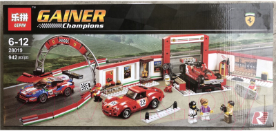 

Конструктор Lepin, Speed Champions Гараж Феррари / 28019