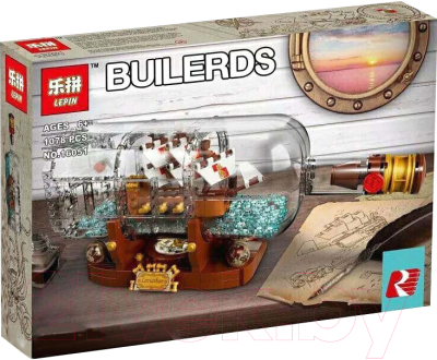

Конструктор Lepin, Movie Blocks Корабль в бутылке / 16051