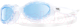 Очки для плавания TYR Nest Pro / LGNST/420 (голубой) - 