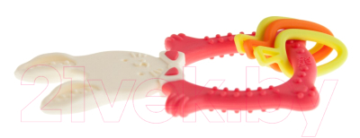 Прорезыватель для зубов Roxy-Kids RBT-001R (коралловый)
