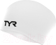 Шапочка для плавания TYR Long Hair Wrinkle-Free Silicone Cap / LCSL/100 (белый) - 