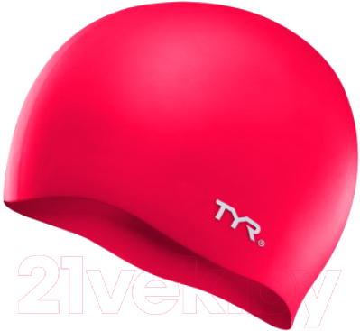 Шапочка для плавания TYR Wrinkle Free Silicone Cap / LCS/610 (красный)