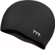 Шапочка для плавания TYR Wrinkle Free Silicone Cap / LCS/001 (черный) - 