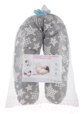 Подушка для беременных Roxy-Kids RPP-003Wb (звезды)