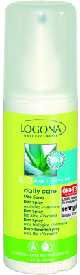 Дезодорант-спрей Logona Daily Care с био-алоэ и вербеной (100мл)