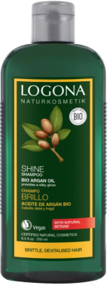 

Шампунь для волос Logona, С био-аргановым маслом для восстановления блеска волос