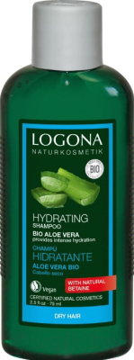 

Шампунь для волос Logona, С био-алоэ вера для увлажнения волос