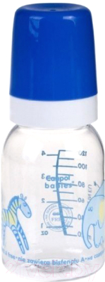 

Бутылочка для кормления Canpol, Прозрачный;с разноцветным рисунком;голубой, Sweet fun / 3+ 11/850