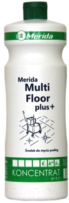 Универсальное чистящее средство Merida Multi Floor Plus+ для водостойких поверхностей (1л)