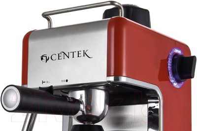 Кофеварка эспрессо Centek CT-1161 (красный/нержавеющая сталь)