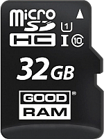 Карта памяти Goodram microSD (Class 10) UHS I 32GB (M1A0-0320R12) - 
