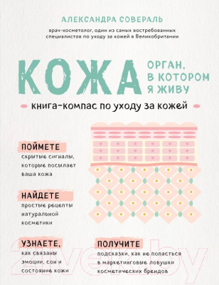 Книга Эксмо Кожа. Орган, в котором я живу (Совераль А.)