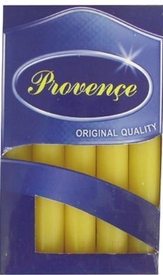 Набор свечей Белбогемия Provence 560109/13 / 37188 (10шт, желтый )
