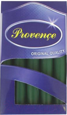 Набор свечей Белбогемия Provence 560109/72 / 13463 (10шт, зеленый)