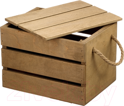 Ящик для хранения Белэкспоформ 1801 (коричневый)