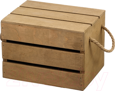 Ящик для хранения Белэкспоформ 1801 (коричневый)