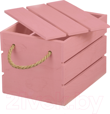 Ящик для хранения Белэкспоформ 1801 (розовый)