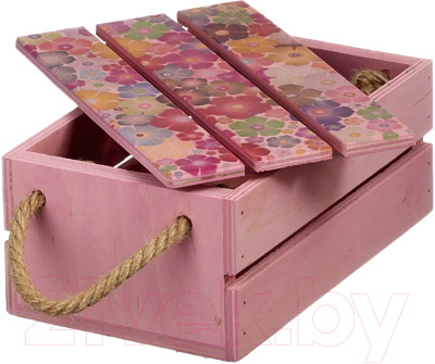 Ящик для хранения Белэкспоформ 1802.2.1 (розовый)
