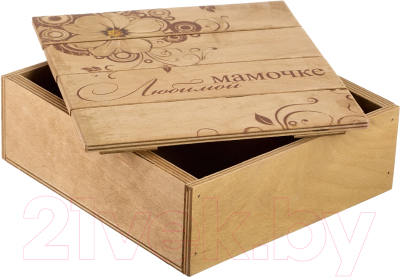 Ящик для хранения Белэкспоформ 1807.2.6 (коричневый)