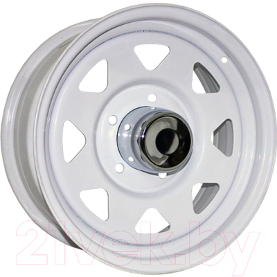 

Штампованный диск Trebl, Off-road 01 15x8" 6x139.7мм DIA 110.5мм ET 16мм White