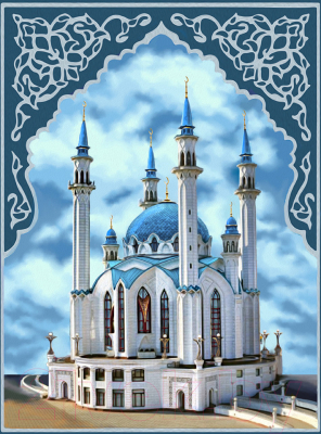 Набор алмазной вышивки Алмазная живопись Мечеть Кул-Шариф / АЖ-1741