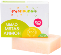 Мыло хозяйственное Freshbubble Мята и Лимон (100г) - 