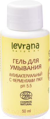 

Гель для умывания Levrana, Антибактериальный с ферментами ржи