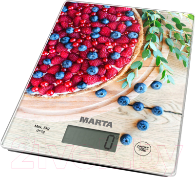 Кухонные весы Marta MT-1634 (ягодный пирог)