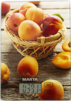 Кухонные весы Marta MT-1634 (медовый абрикос)