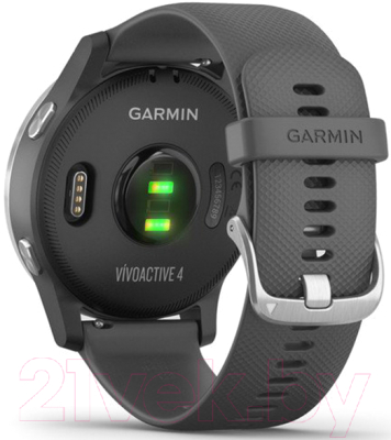 Умные часы Garmin Vivoactive 4 / 010-02174-03 (серебристый/серый)