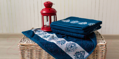 Изображение товара Полотенце Privilea Барокко 10с13 (50x90, коралловый)