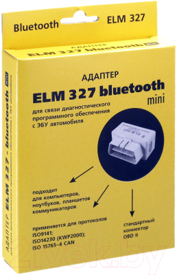 Адаптер для автосканера Орион ELM Bluetooth 327 Мини / 3004