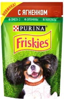 Влажный корм для собак Friskies С ягненком (85г)