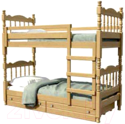 Двухъярусная кровать Bravo Мебель Соня 90x200 (сосна)