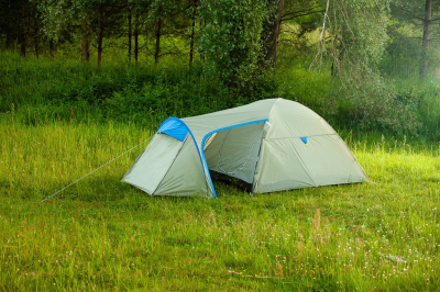 Палатка Acamper Monsun 3 (серый/синий)