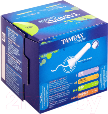 Тампоны гигиенические Tampax Compak Super (16шт)