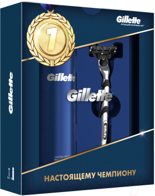 Набор для бритья Gillette Станок M3+1к+FUS гель для бритья для чувствительной кожи (200мл)