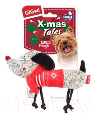 Изображение товара Игрушка для собак Gigwi X-mas Tales 75466