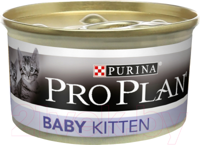 Влажный корм для кошек Pro Plan Baby Kitten с курицей (85г)