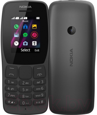Мобильный телефон Nokia 110 / TA-1192 (черный)