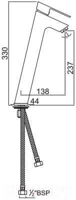 Смеситель Jaquar Lyric LYR-CHR-38005B