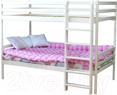 Двухъярусная кровать детская Можга Р426 (серый)