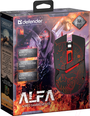 Мышь Defender Alfa GM-703L / 52703